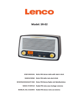 Lenco SR-02GY FM Retro Table Radio in Benutzerhandbuch