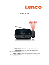 Lenco CR-615 DAB+/FM Clock Radio Benutzerhandbuch