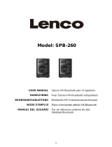 Lenco SPB-260BK Bedienungsanleitung