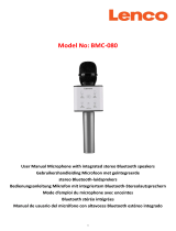 Lenco BMC-80 Silver Bedienungsanleitung