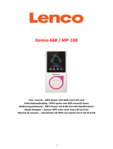 Lenco Xemio-668 Black Bedienungsanleitung