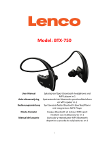 Lenco BTX-750BK Bedienungsanleitung
