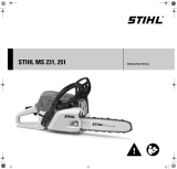 STIHL MS 231, 251 Benutzerhandbuch