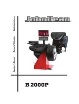 Snap-on Equipment JohnBean B2000P Series Benutzerhandbuch