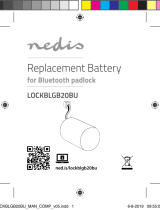 Nedis Replacement Battery for Bluetooth padlock Benutzerhandbuch