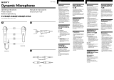 Sony F-V610 Benutzerhandbuch