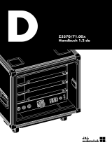 d&b audiotechnik Z5570/71 D80 Touring rack Bedienungsanleitung