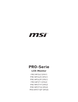 MSI PRO MP271 Bedienungsanleitung