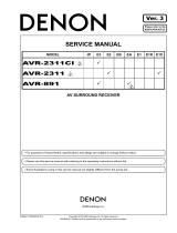 Denon AVR-2311 Benutzerhandbuch