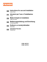 Franke FDB 10078 I Instructions for Use and Installation