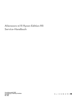 Alienware m15 Ryzen Edition R5 Benutzerhandbuch