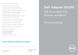 Dell USB 3.0 to HDMI/VGA/Ethernet/USB 2.0 Schnellstartanleitung