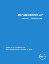 Dell D2215HC Benutzerhandbuch