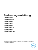 Dell E1916H Benutzerhandbuch