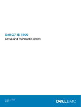 Dell G7 15 7500 Schnellstartanleitung