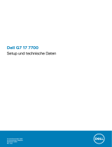 Dell G7 17 7700 Schnellstartanleitung