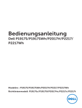 Dell P2217WH Benutzerhandbuch
