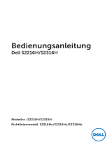 Dell S2316H Benutzerhandbuch