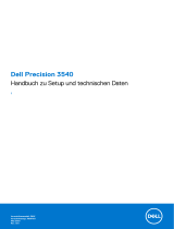 Dell Precision 3540 Bedienungsanleitung