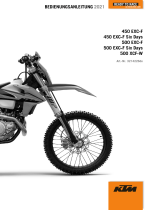 KTM 500 EXC-F Six Days 2021 Bedienungsanleitung