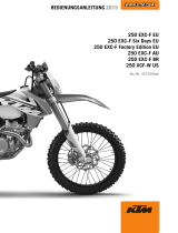 KTM 350 EXC-F 2015 Bedienungsanleitung