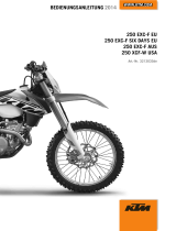 KTM 250 EXC-F 2014 Bedienungsanleitung