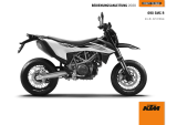 KTM 690 SMC R 2020 Bedienungsanleitung