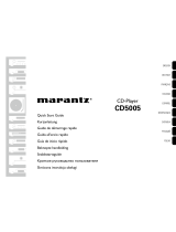 Marantz CD5005 Schnellstartanleitung
