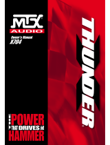 MTX Thunder X704 Bedienungsanleitung