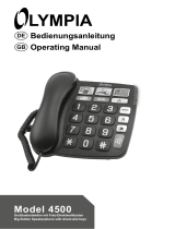Olympia Big Button Phone 4500 Bedienungsanleitung