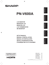 Sharp PN-V600A Bedienungsanleitung
