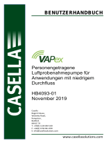 Casella VAPex Air Sampling Pump Benutzerhandbuch
