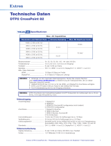 Extron DTP2 CrossPoint 82 Spezifikation