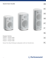 Turbosound Passive Two-Way Full Range Loudspeakers Benutzerhandbuch