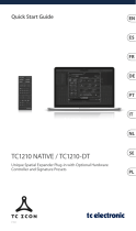TCElectronic TC1210-DT Benutzerhandbuch