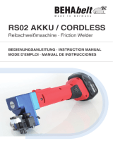 BEHAbelt RS02 AKKU/CORDLESS Benutzerhandbuch