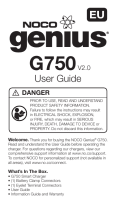 NOCO G750EU 2.0 Benutzerhandbuch