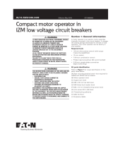 Eaton IZM-M Bedienungsanleitung