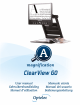 Optelec ClearView GO Benutzerhandbuch