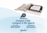 Optelec Compact 6 HD Speech Benutzerhandbuch