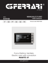 G3FERRARi G10152 Electric Oven Benutzerhandbuch