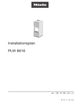 Miele PLW 8616 Installation Plan