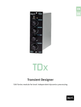 SPL TDx-500 Series Transient Designer Module Bedienungsanleitung
