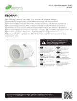 CP Electronics EBDSPIR Ceiling Mounted PIR Presence Detectors Installationsanleitung