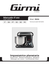 Girmi IM46 Planetary Mixer Benutzerhandbuch
