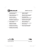EINHELL AXXIO 18-115 Q Cordless Angle Grinder Benutzerhandbuch