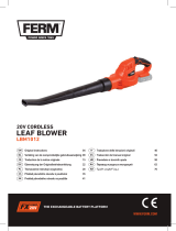 Ferm LBM1012 20V Cordless Leaf Blower Bedienungsanleitung