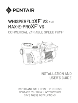 Pentair Max-E-Pro XF VS Benutzerhandbuch