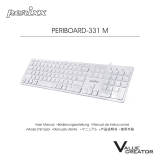 Perixx PERIBOARD-331 M Wired Full-sized Scissor-switch Backlit Keyboard Benutzerhandbuch