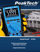 PeakTech 2035 Digital Multimeter Benutzerhandbuch